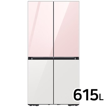 삼성전자 비스포크 키친핏 글램 <b>RF60DB9KF2</b> (핑크+화이트)