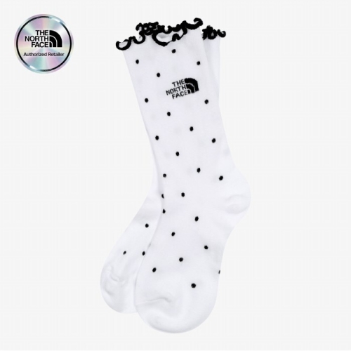 노스페이스 걸즈 도트 루즈 삭스 NY4HS00R WHITE_이미지