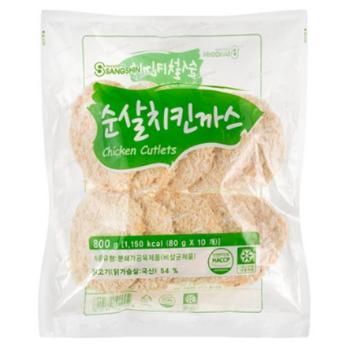 상신종합식품 순살치킨까스 800g (4개)_이미지