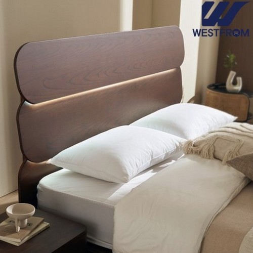 웨스트프롬 프린스 원목 평상형 LED침대 K (바다독립)_이미지