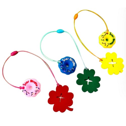 턴트골프 행운의 클로버 티걸이+도넛링