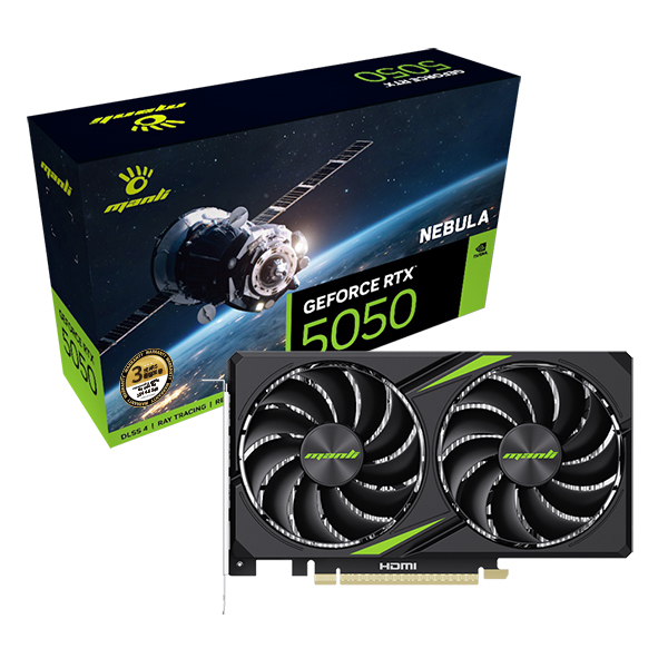 MANLI 지포스 RTX <b>5050</b> Nebula D6 8GB 인텍앤컴퍼니