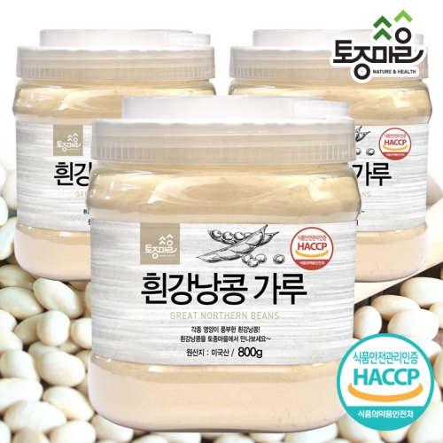 토종마을 HACCP인증 흰강낭콩가루 800g X 3개