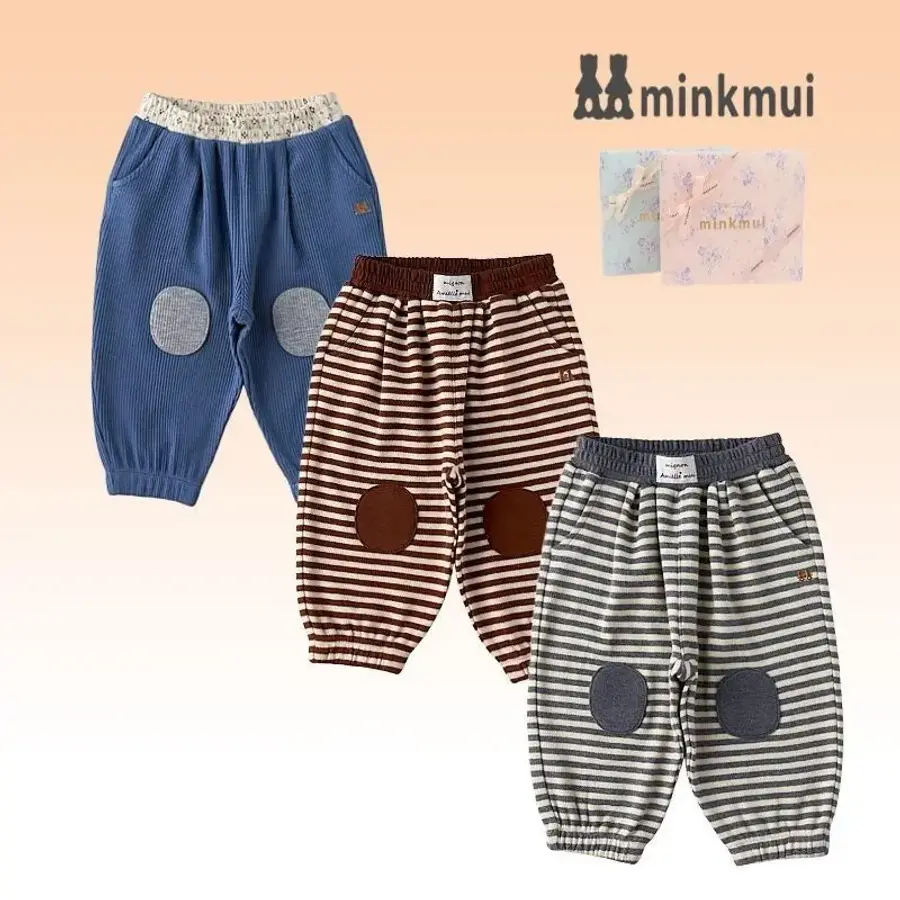 minkmiu 아미엘뮤팬츠백일,돌,아기옷선물,집등원룩,팬츠 36A70-671-010203-KA 501636