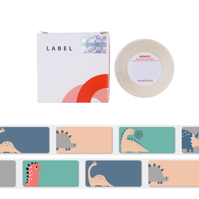 niimbot D11/D110 라벨지 14 x 30mm (헬로디노)_이미지