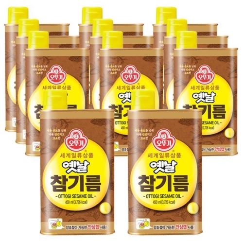 오뚜기 옛날 참기름 450ml (11개)