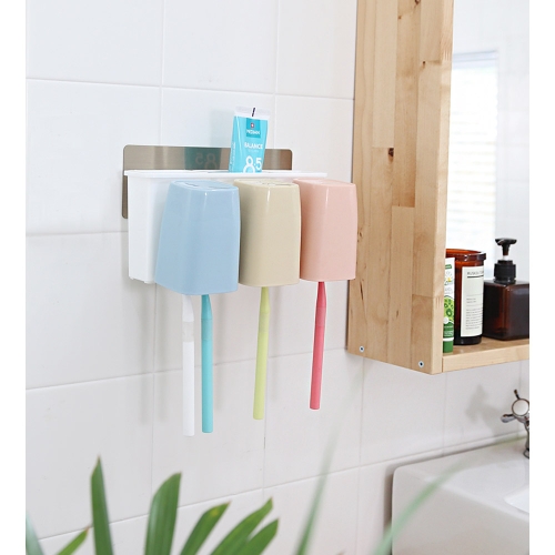 코시나 붙이는 캔디 양치컵 칫솔꽂이 (1세트)