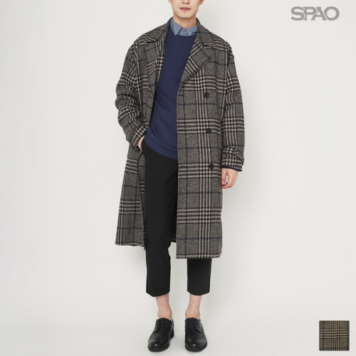 스파오 에코체크 트렌치코트_SPJT923M92이미지입니다. 누르면 해당 게시물로 새창이동합니다.