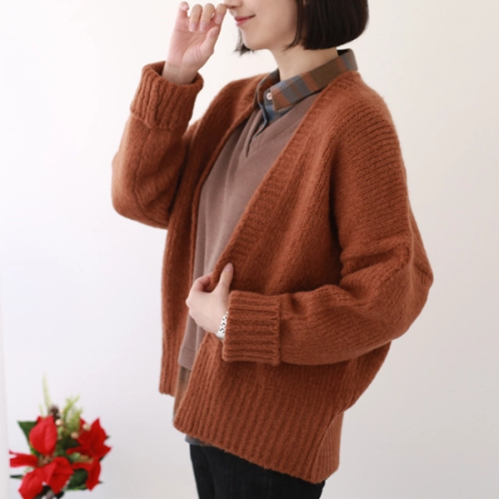 웬디즈갤러리 울 루즈 숄 가디건 HCD107_이미지