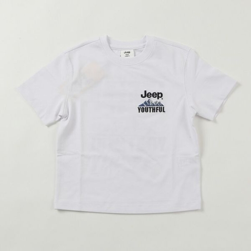 JEEP 키즈 MARIO유스풀 라인 레터링 반팔티셔츠 KO3TSU204 블랙 화이트 2색상_이미지