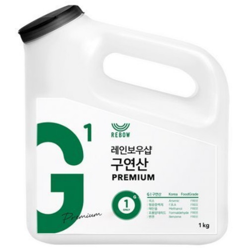 레인보우샵 구연산 프리미엄 왕톡톡이 1kg (4개)_이미지