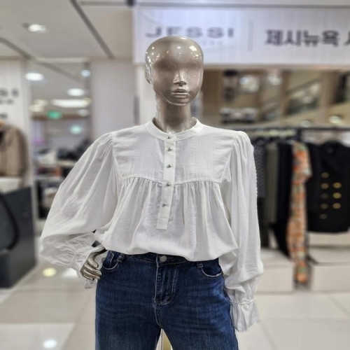 제시뉴욕 세이브존04 크링클 페전트 블라우스 JE95BR5800BR_이미지