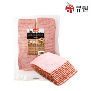 삼양사 큐원 서브큐 스모크슬라이스햄 1kg_이미지