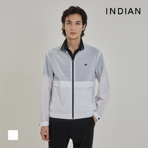 세정 인디안 니트배색 홑겹 점퍼_MITCL6M3321