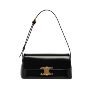 셀린느 여성 다이엔 카프스킨 숄더백 블랙 120553BF4/38NO_이미지