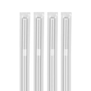 [불명] 개별포장 투명 주름빨대 21cm (500개)_이미지
