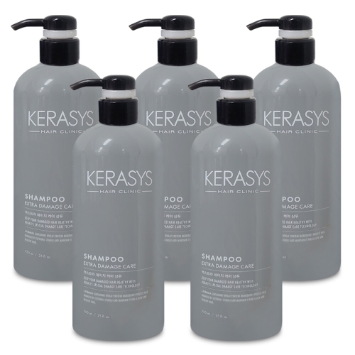 애경 케라시스 엑스트라 데미지 케어 샴푸 750ml (5개)