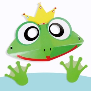 메이크문구 DIY641 종이입체가면만들기 개구리