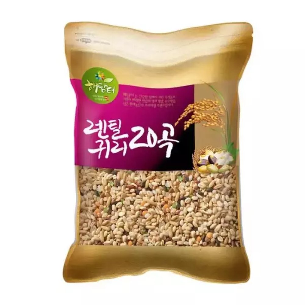 현대농산 렌틸콩 귀리 혼합 20곡 5kg (2개)