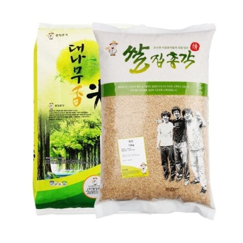 쌀집총각 대나무향미 백미 10kg + 귀리 10kg [1개]