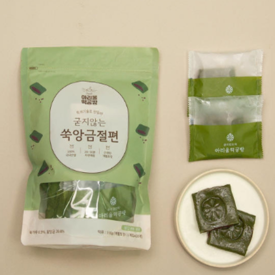 아리울떡공방 굳지않는 쑥앙금절편 350g (1개)