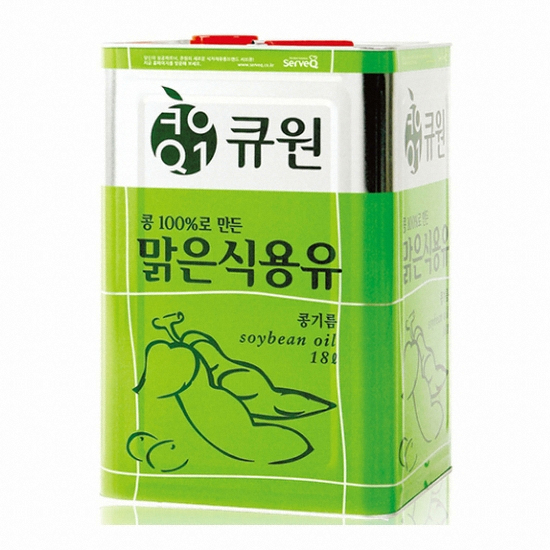 큐원 맑은 식용유 18L (1개)_이미지