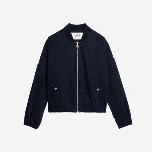 아미 스몰 하트 로고 봄버 자켓 노틱 블루 de Coeur Bomber Nautic 469481_이미지