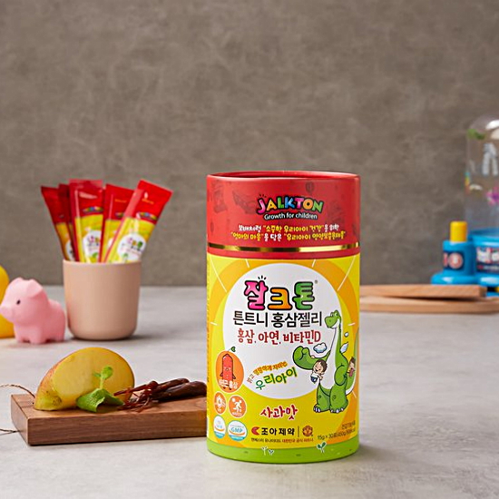 조아제약 잘크톤 튼트니 홍삼젤리 사과맛 15g 30포 (1개)