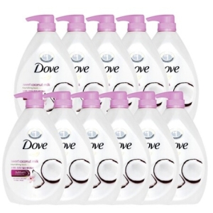 유니레버 도브 스위트 코코넛 밀크 바디워시 1000ml (11개)