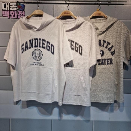 유솔 아동 UNI 쿨분또 후드 반팔티 3컬러 ULMH265U1_이미지