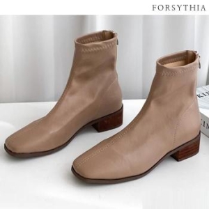 포지시아 여성 앵클부츠 여성 가을 숏부츠 4cm k20 S8939483