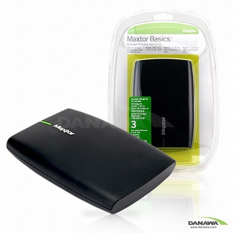 Maxtor Basics External Portable USB 2.0 (80GB)_이미지