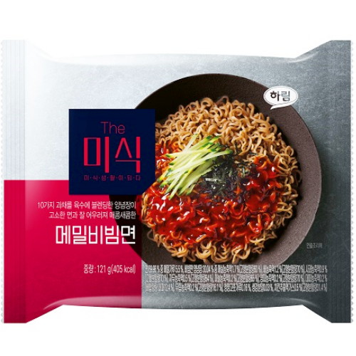 하림 The미식 메밀비빔면 121g (8개)_이미지
