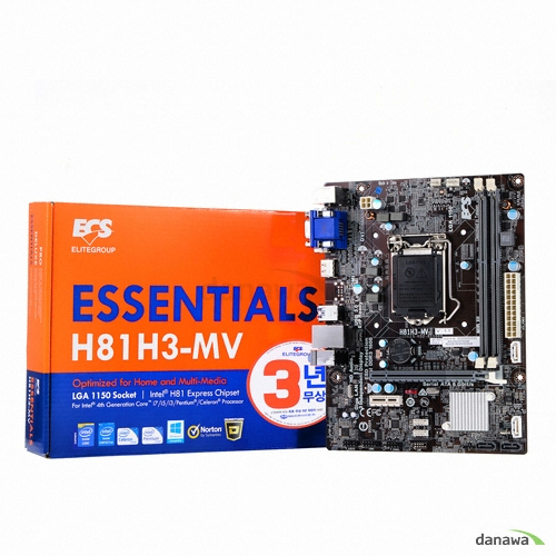 ECS ESSENTIALS H81H3-MV ���̾���