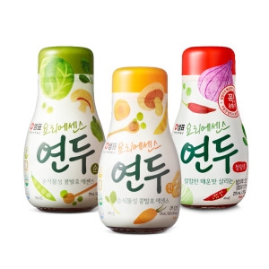 샘표식품 샘표 연두 3종 275ml 2+2병 골라담기+ /연두진/연두순/청양초/요리에센스