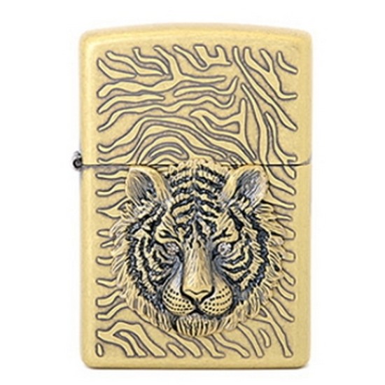 지포(ZIPPO) TIGER EYE EMBLEM (GOLD)(R)_이미지