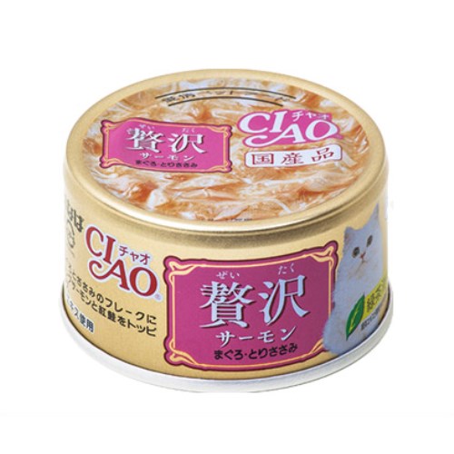 이나바 캣 챠오 제이타크캔 연어&참치&닭가슴살 A-143 80g (1개)_이미지