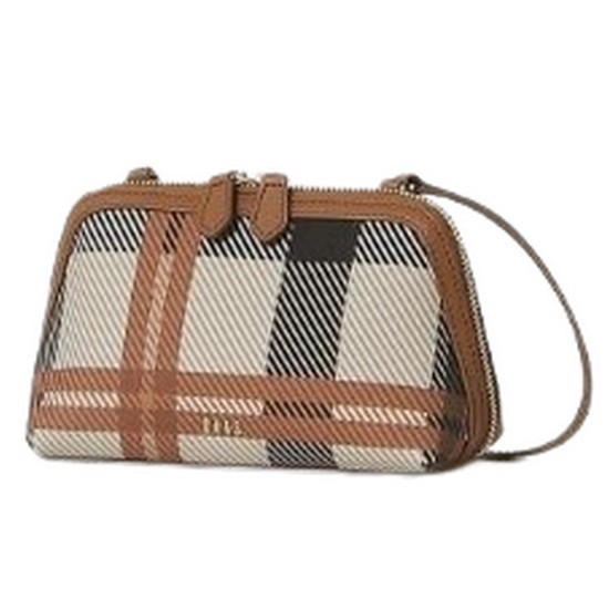 LF 닥스 쥬빌리체크 패턴 포인트 미니크로스백 DCWA4E226W2