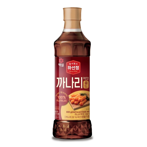 하선정 까나리액젓 골드 800g (1개)_이미지