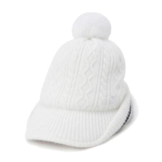 르꼬끄골프 니트 모자 GP422LCPN2_WHTE_이미지