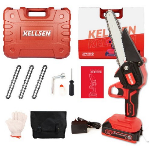 KELLSEN 6인치 전동 체인톱