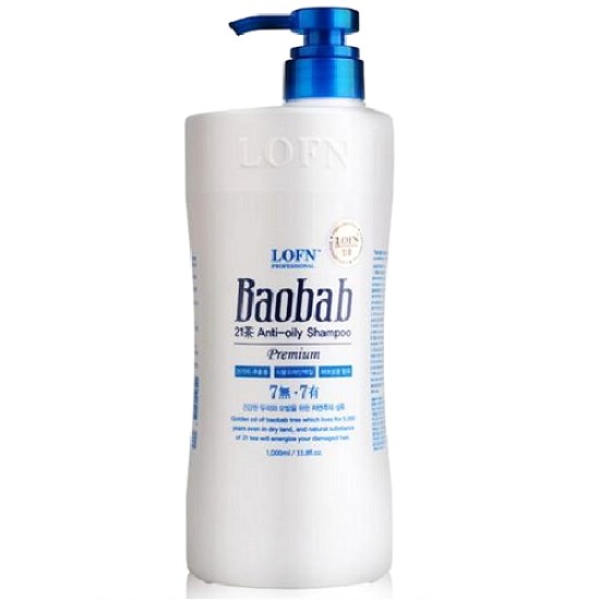 로픈 바오밥 21차 지성용 안티오일리 샴푸 1000ml (2개)_이미지