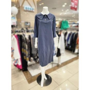 소고 세이브존01 이중카라 스티치 포인트 린넨 혼방 원피스 TJ2PA05-6 S10656418