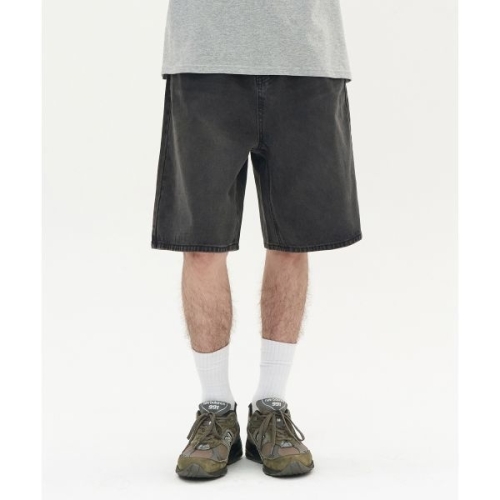 토피 ltgt TOFFEE 워시드 하프 데님 팬츠 DEEP GREY T4S-WHDPT218DG 110777