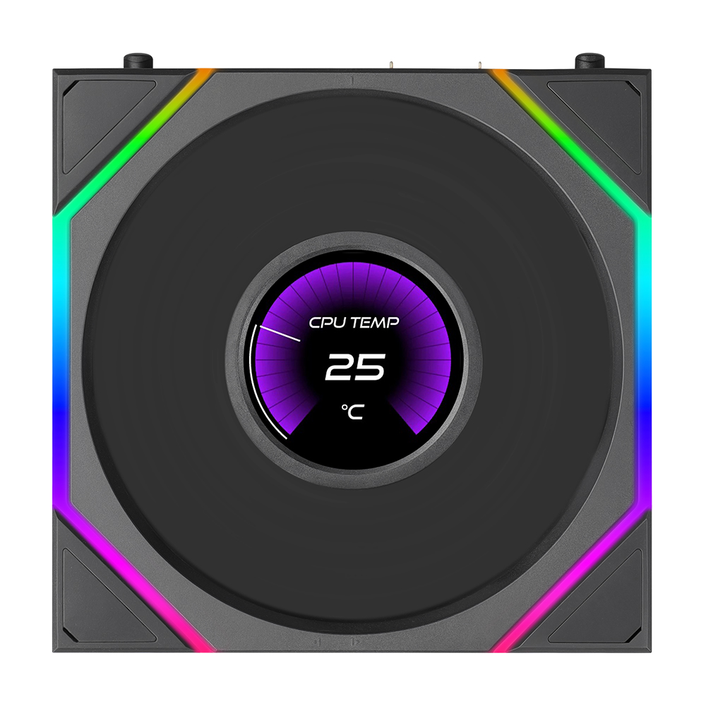 리안리 UNI FAN TL LCD FLEX 120 (블랙)_이미지