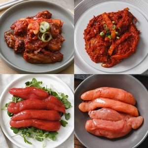 동화푸드 오마니젓갈 속초명물 저염 젓갈 멍게/가자미식해/명란/백명란 500g