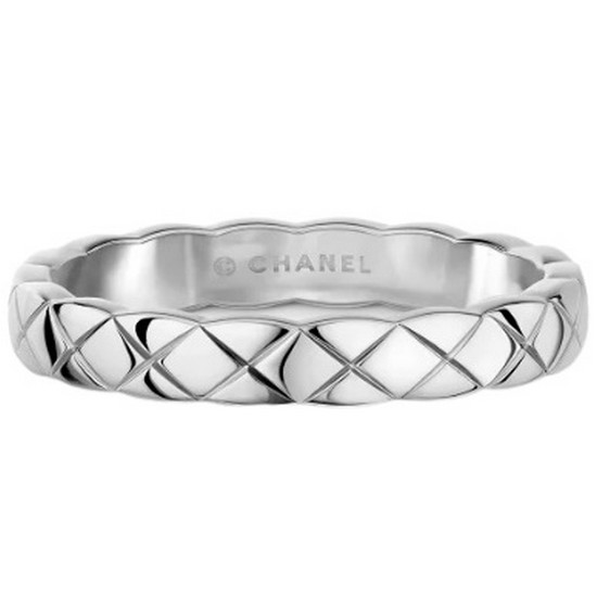 샤넬 코코 크러쉬 반지 화이트 골드 J11793