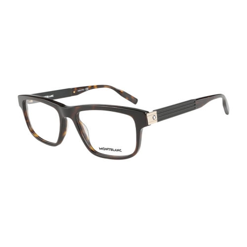 ������ ������ Mont Blanc Men Eyeglasses MB0165o 006 Havana Frame Demo Lenses M..