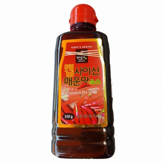 미담채 캡사이신 매운맛 소스 550g (1개)_이미지