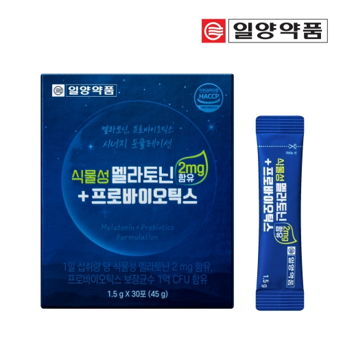식물성 멜라토닌 함유 프로바이오틱스 유산균 1.5g 30포